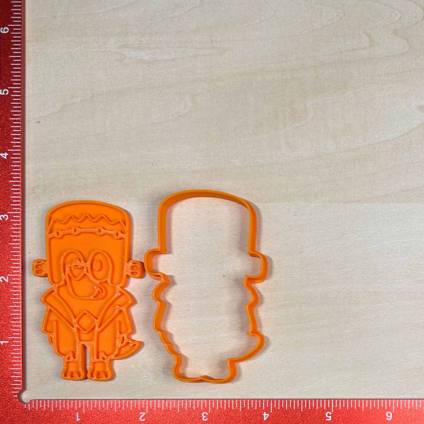 Bluey Halloween - Custom 3D Printed Cookie Cutter + Stamp Combo