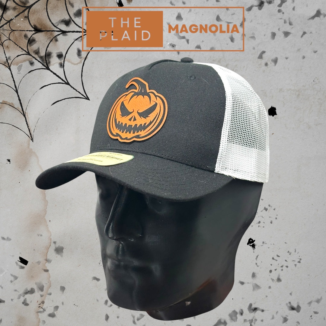 Evil Pumpkin, Custom Design | Atlantis 5-panel Sustainable Performance Trucker
