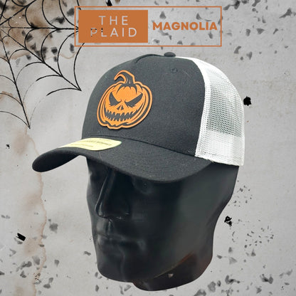 Evil Pumpkin, Custom Design | Atlantis 5-panel Sustainable Performance Trucker