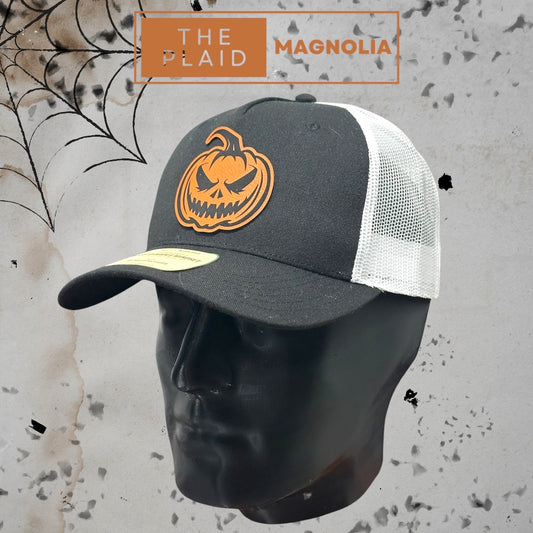 Evil Pumpkin, Custom Design | Atlantis 5-panel Sustainable Performance Trucker