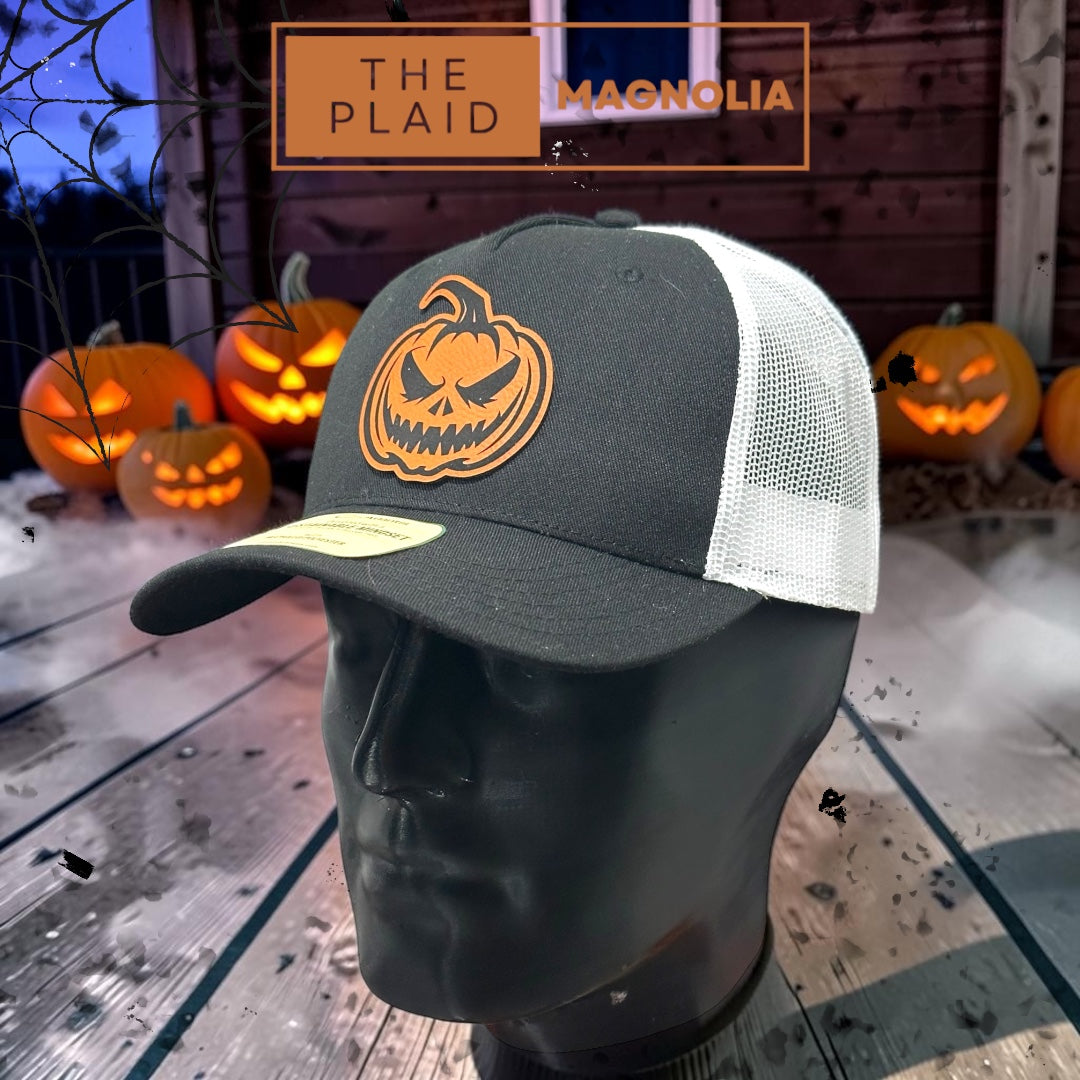 Evil Pumpkin, Custom Design | Atlantis 5-panel Sustainable Performance Trucker