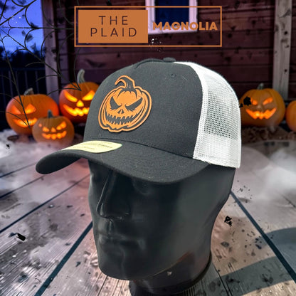 Evil Pumpkin, Custom Design | Atlantis 5-panel Sustainable Performance Trucker