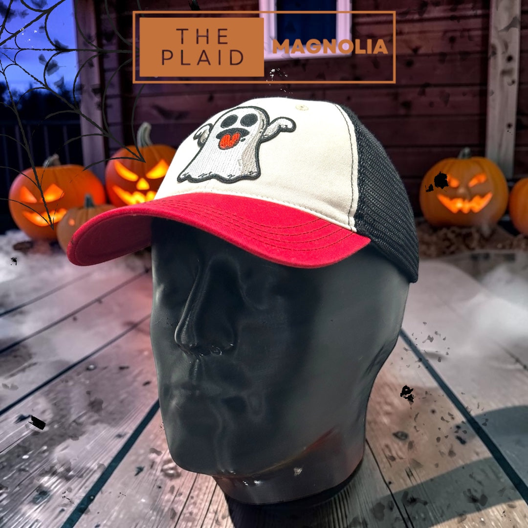 Ghost Emoji |Richardson 111 Retro Garment Washed Trucker Hat