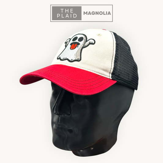 Ghost Emoji |Richardson 111 Retro Garment Washed Trucker Hat