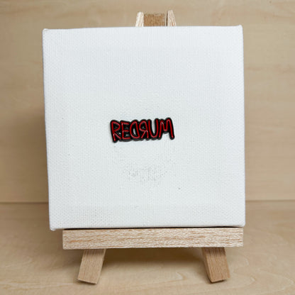 Redrum Enamel Pin