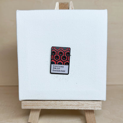 Overlook Hotel, Pantone Swatch Enamel Pin