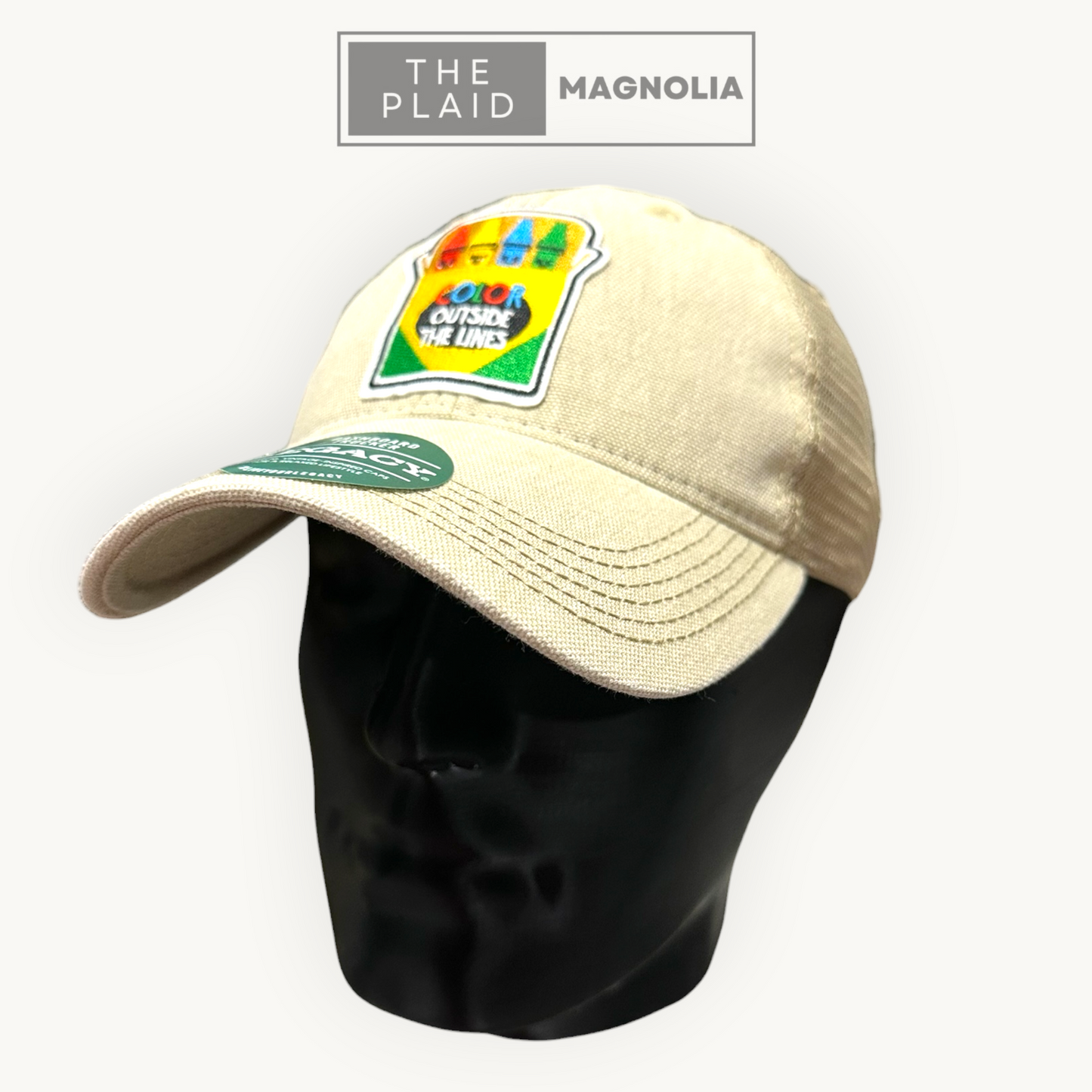 Color Outside the Lines | Legacy Dashboard Trucker Hat | Tan Khaki Cap