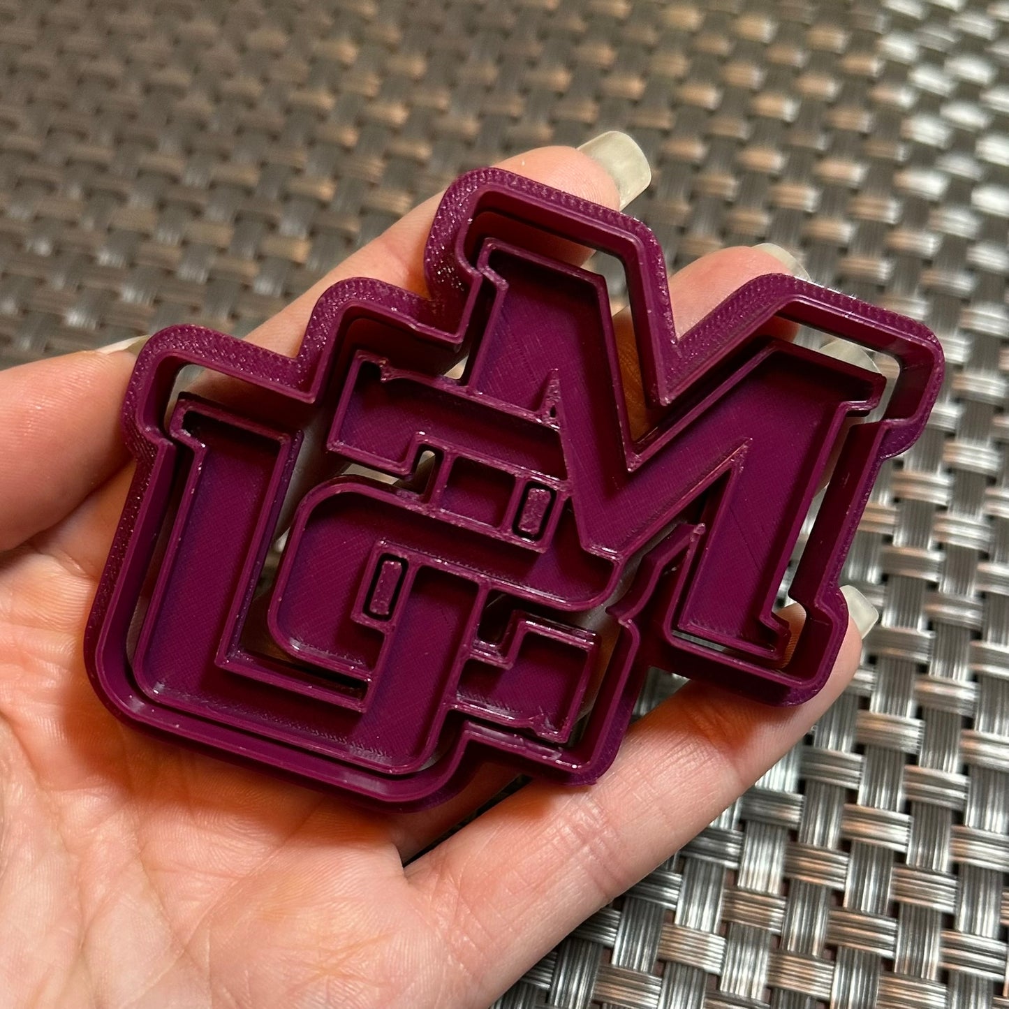 MSU - Custom 3D Printed Cookie Cutter + Stamp Combo