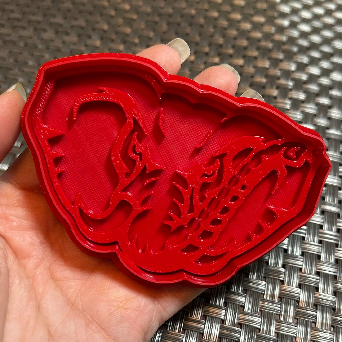 Elephant Head - Custom 3D Printed Cookie Cutter + Stamp Combo