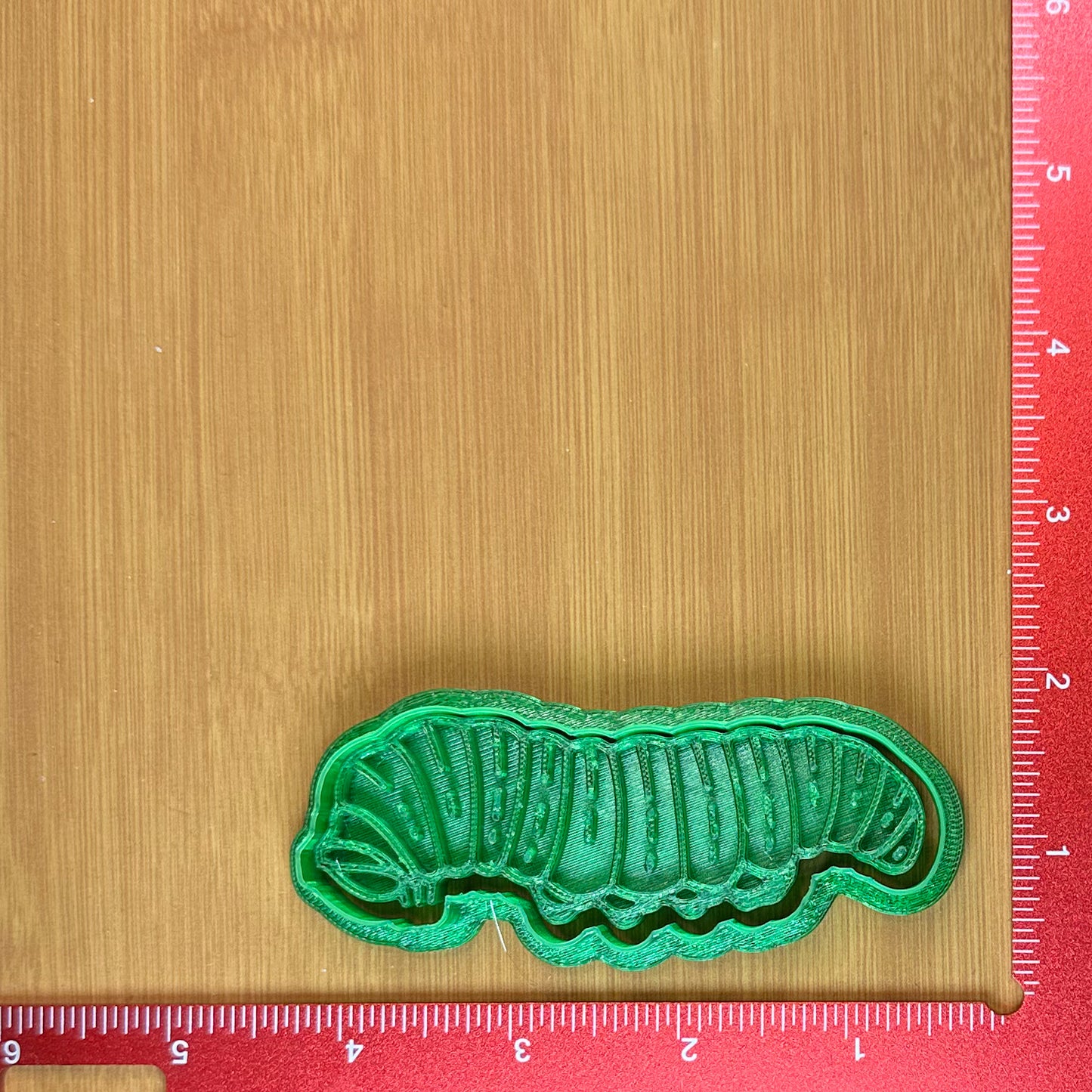 Caterpillar - Custom 3D Printed Cookie Cutter + Stamp Combo