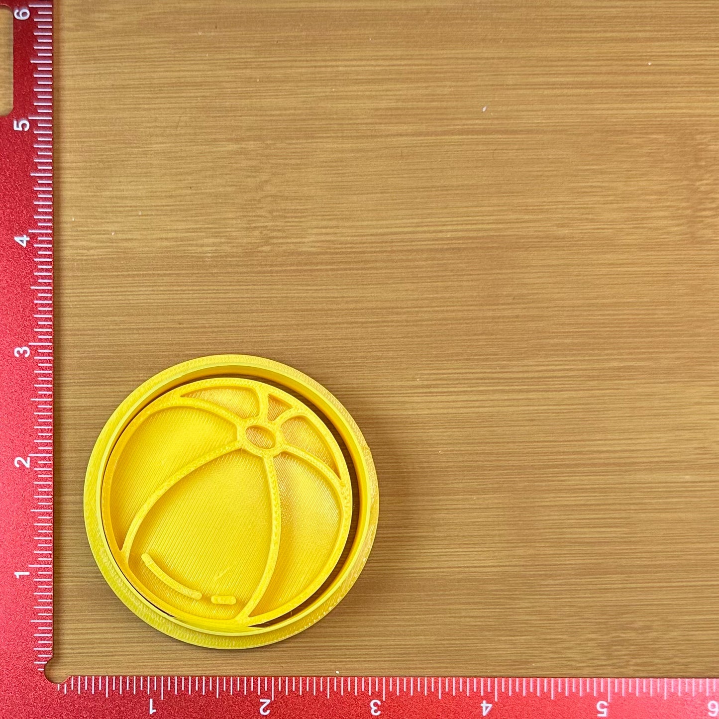 Beach Ball - Custom 3D Printed Cookie Cutter + Stamp Combo