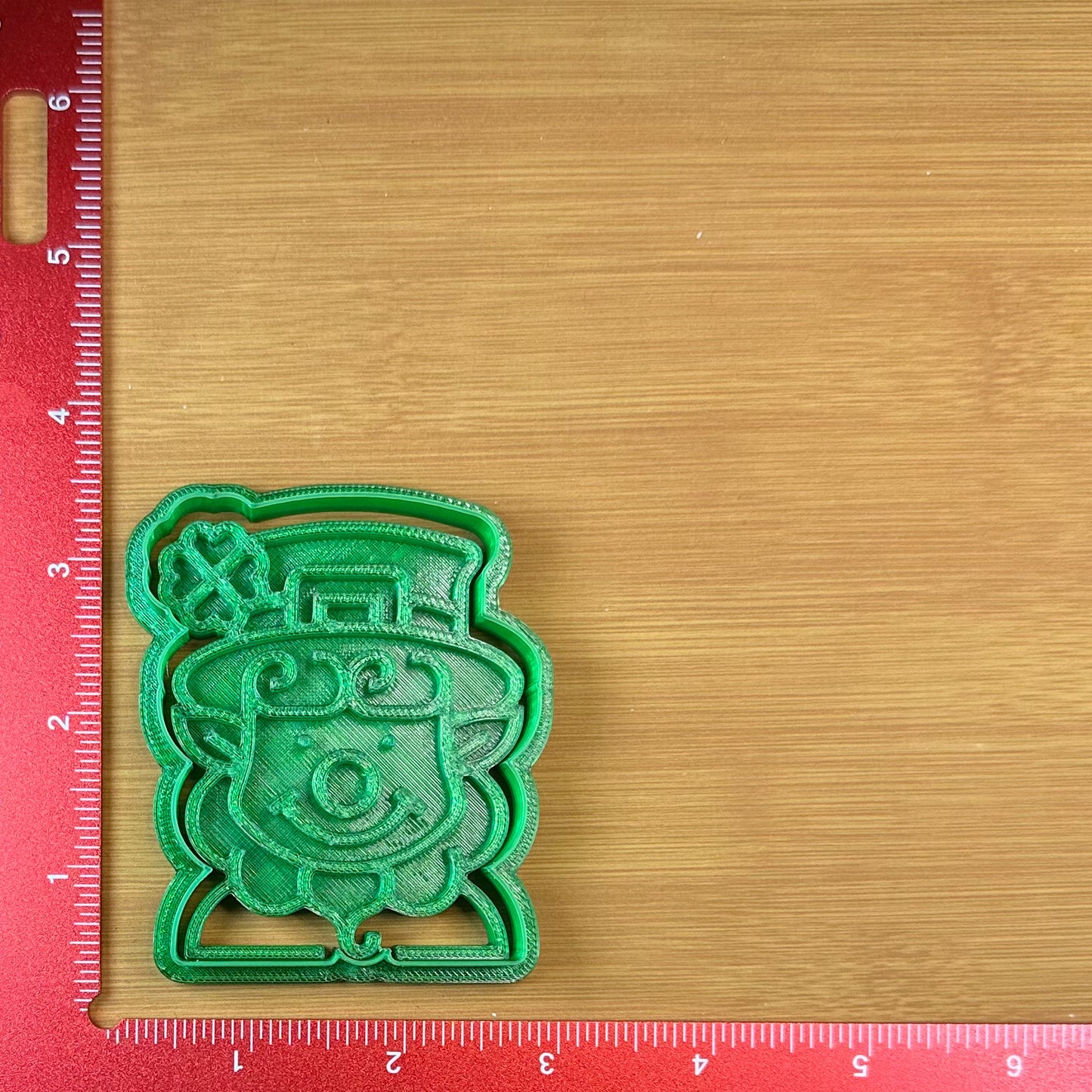 Leprechaun - Custom 3D Printed Cookie Cutter + Stamp Combo