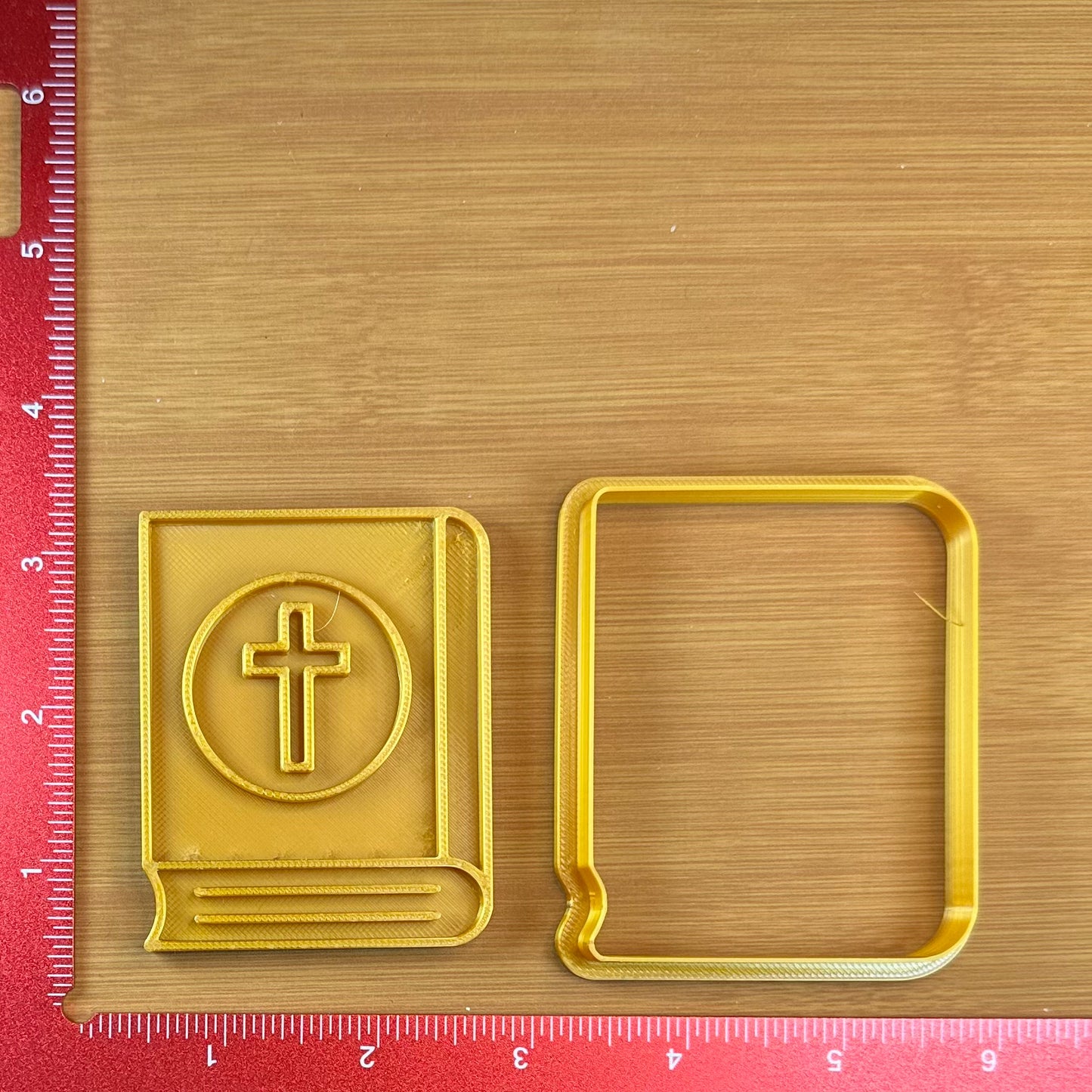 Bible - Custom 3D Printed Cookie Cutter + Stamp Combo