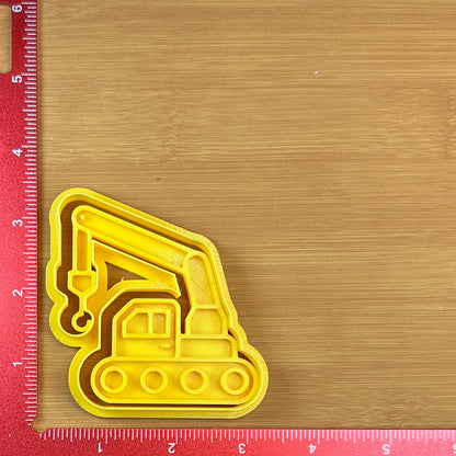 Crane - Custom 3D Printed Cookie Cutter + Stamp Combo
