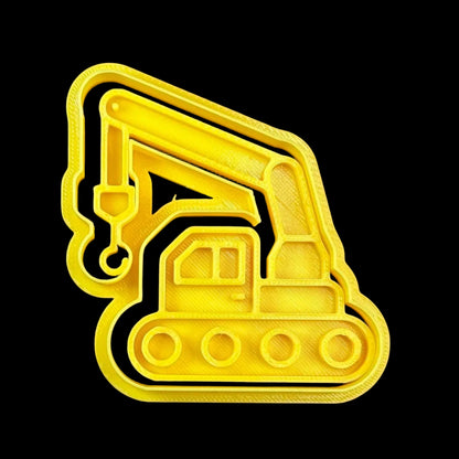 Crane - Custom 3D Printed Cookie Cutter + Stamp Combo