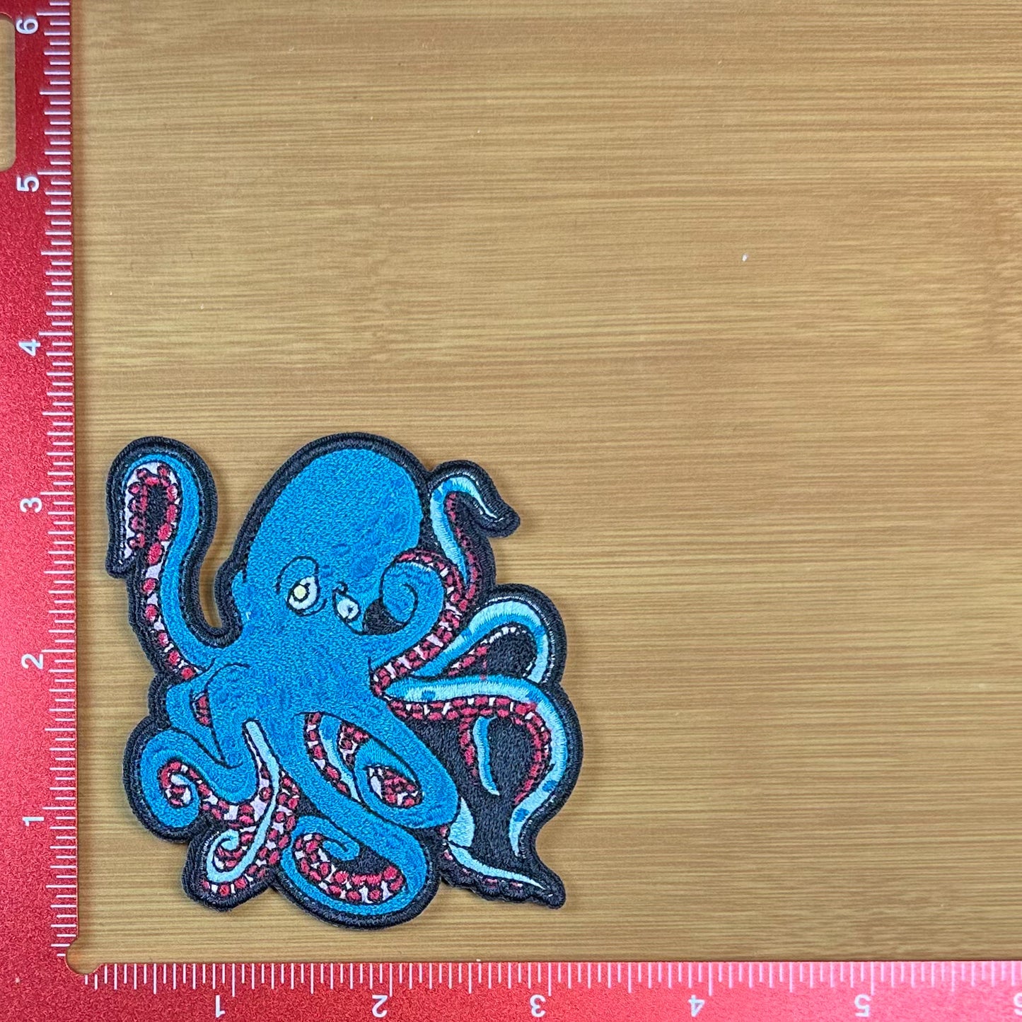 Blue Octopus - Embroidered Patch