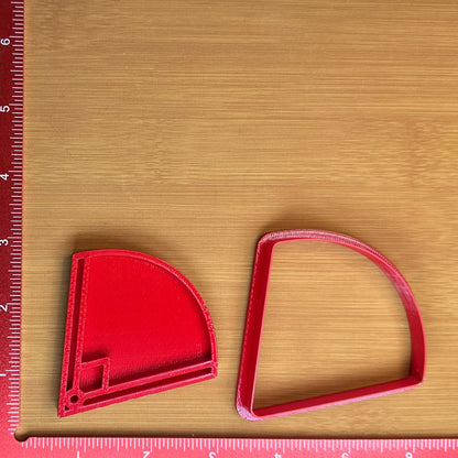 Baseball Diamond - Custom 3D Printed Cookie Cutter + Stamp Combo