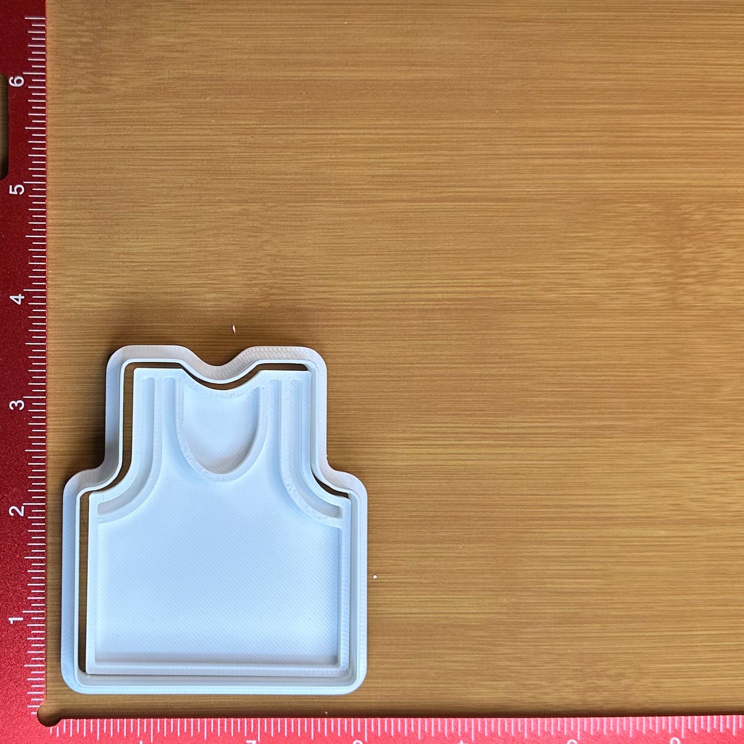 Basketball Jersey - Custom 3D Printed Cookie Cutter + Stamp Combo