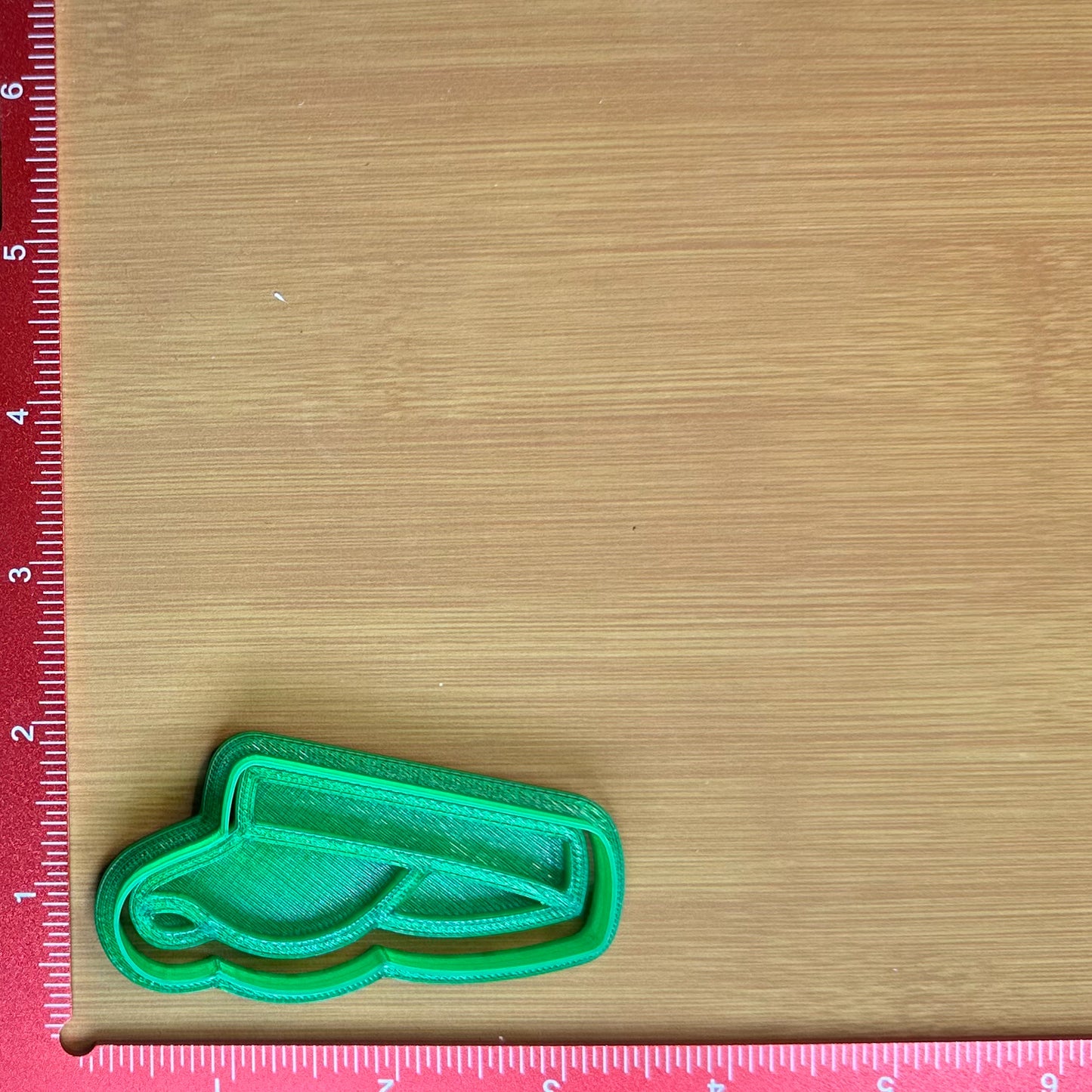 Visor - Custom 3D Printed Cookie Cutter + Stamp Combo