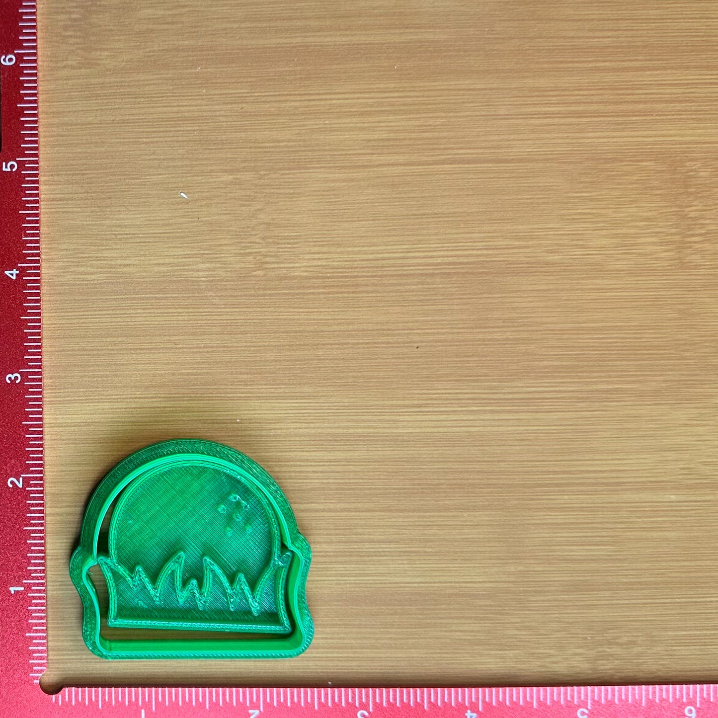Lost Ball, Golf Ball in Grass - Custom 3D Printed Cookie Cutter + Stamp Combo