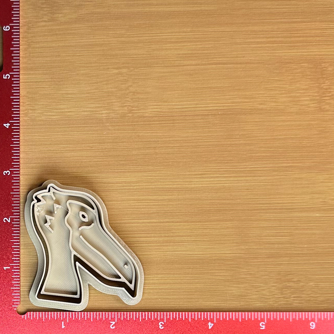 Pelican Head - Custom 3D Printed Cookie Cutter + Stamp Combo
