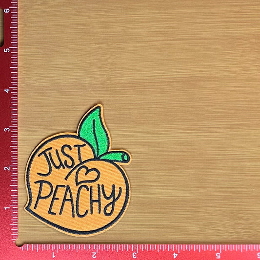 Just Peachy - Embroidered Patch