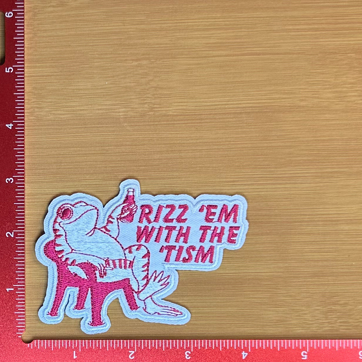 Rizz 'em with the 'Tism - Embroidered Patch