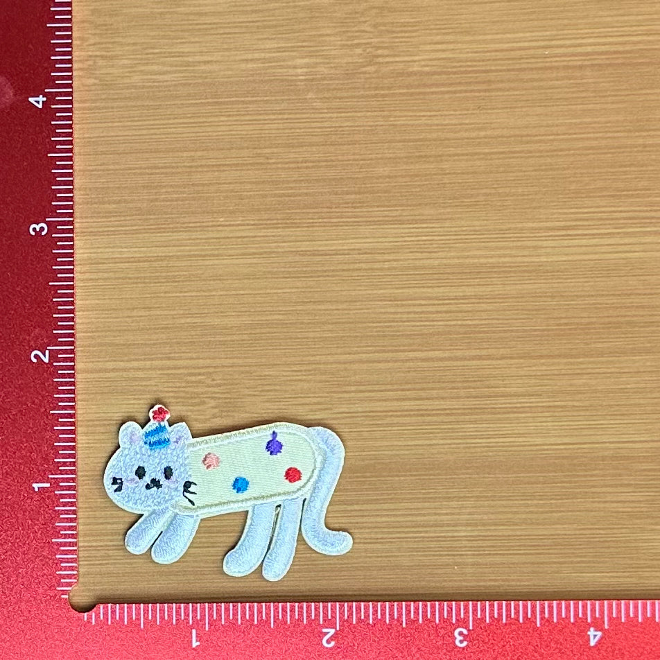 Confetti Cat - Embroidered Patch