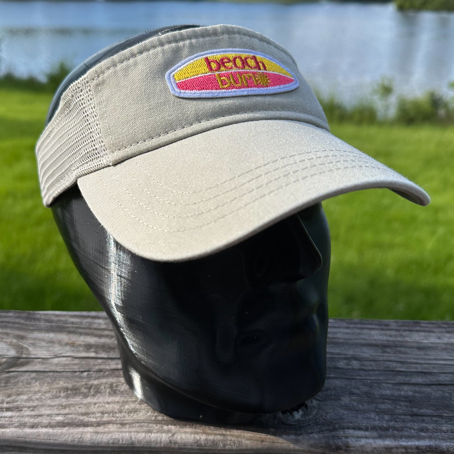 Beach Bum | Tan Sportsman Trucker Visor