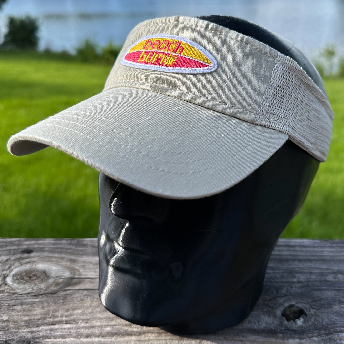 Beach Bum | Tan Sportsman Trucker Visor