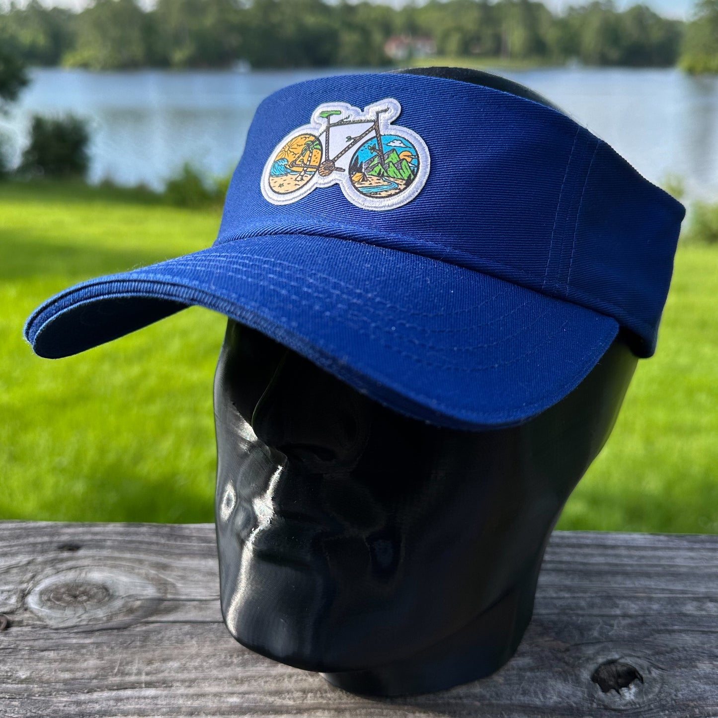 Bicycle Travels | Royal Blue Sportsman Visor