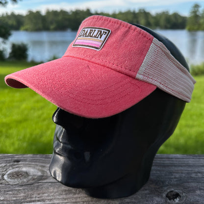 Darlin' | Garment Dyed Red | Sportsman Trucker Visor