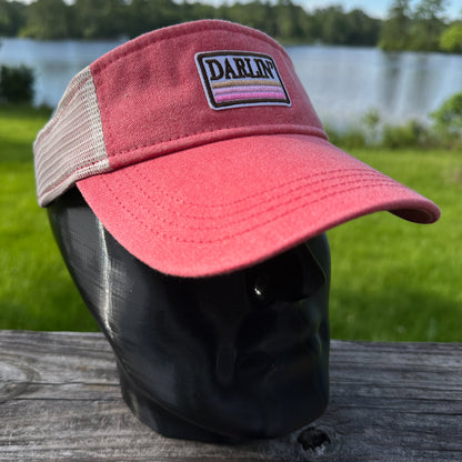 Darlin' | Garment Dyed Red | Sportsman Trucker Visor