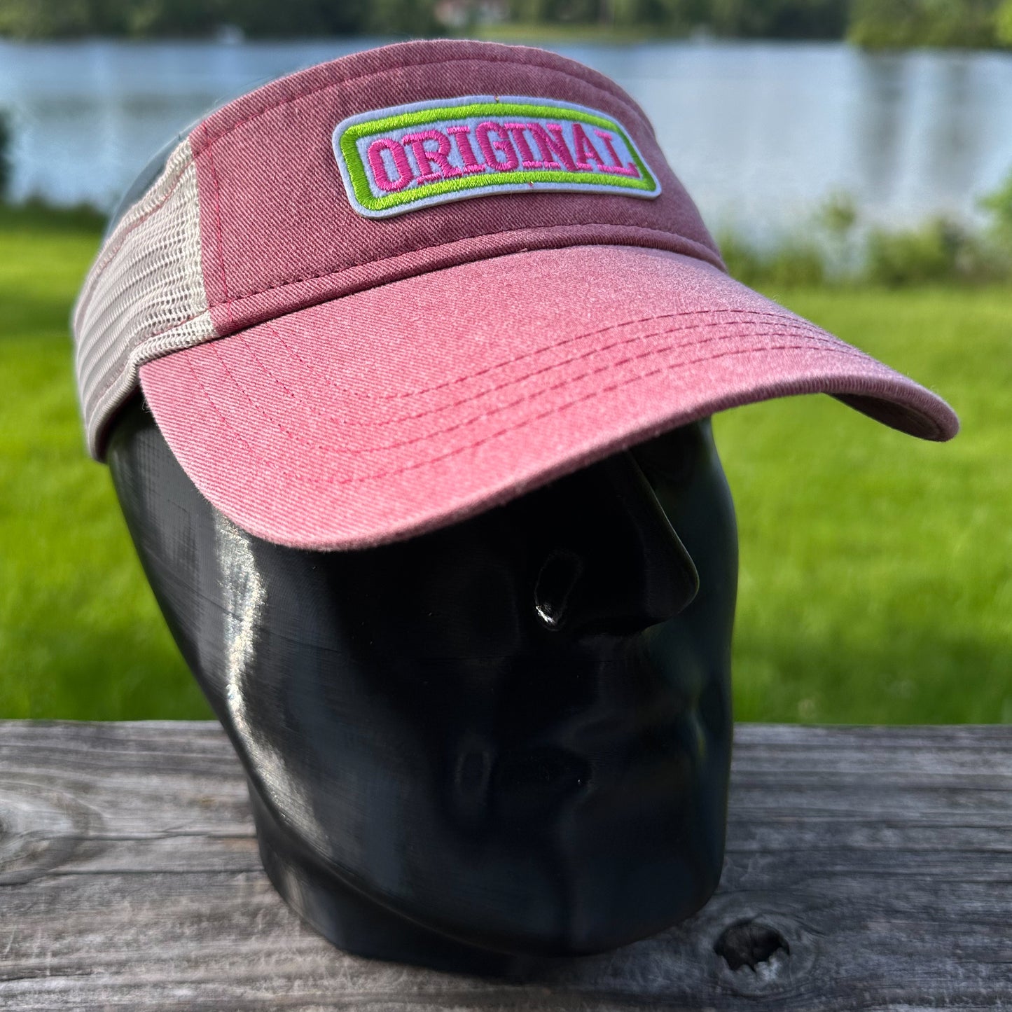 Original | Garment Dyed Pink | Sportsman Trucker Visor
