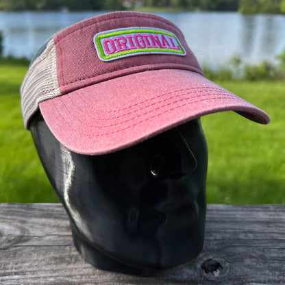Original | Garment Dyed Pink | Sportsman Trucker Visor
