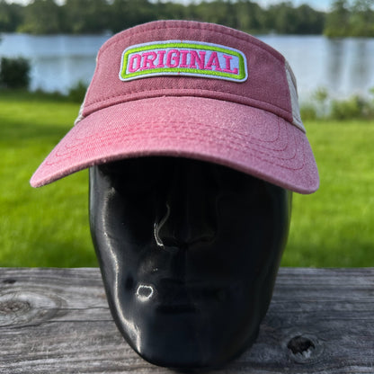 Original | Garment Dyed Pink | Sportsman Trucker Visor