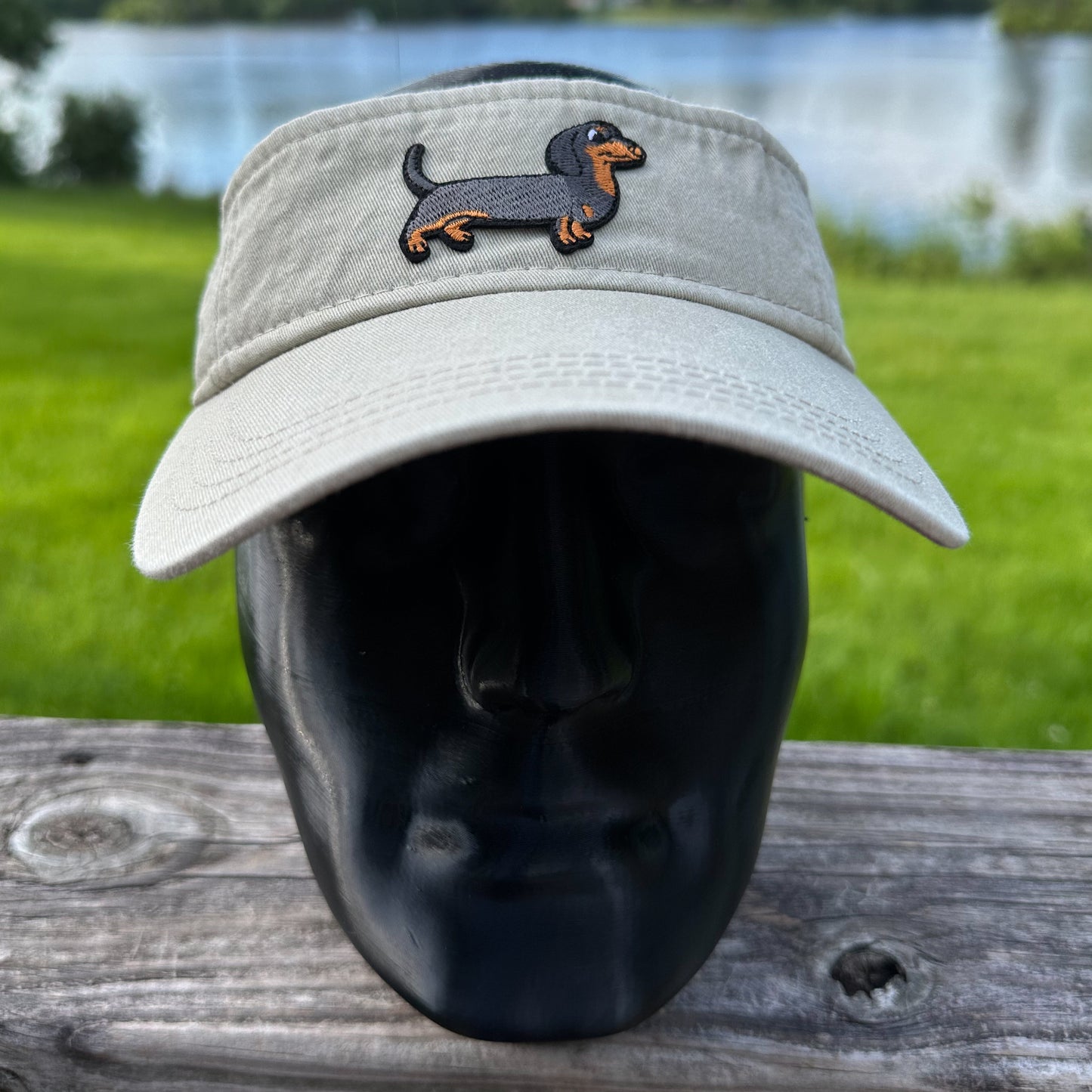 Dachshund | Tan Sportsman Visor