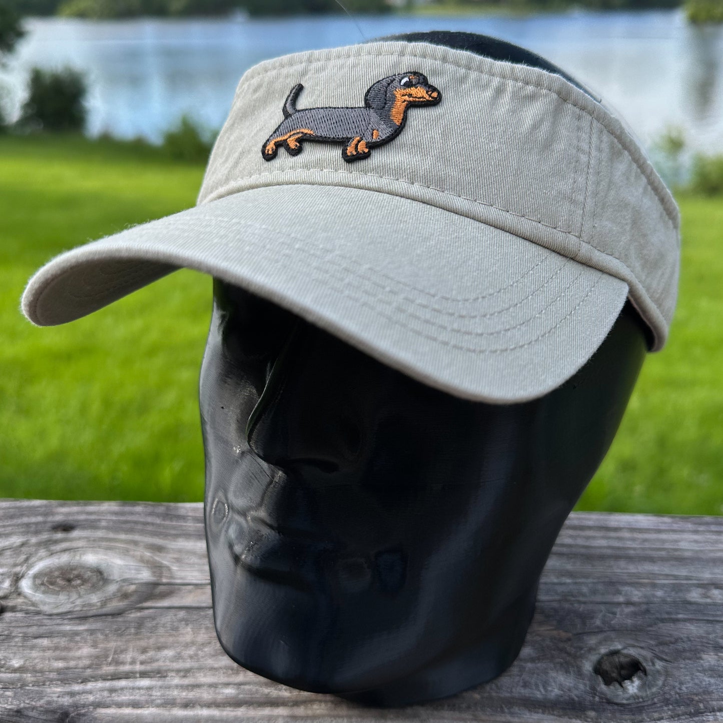 Dachshund | Tan Sportsman Visor