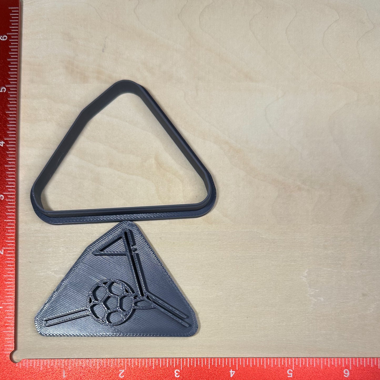 Corner Kick - Custom 3D Printed Cookie Cutter + Stamp Combo