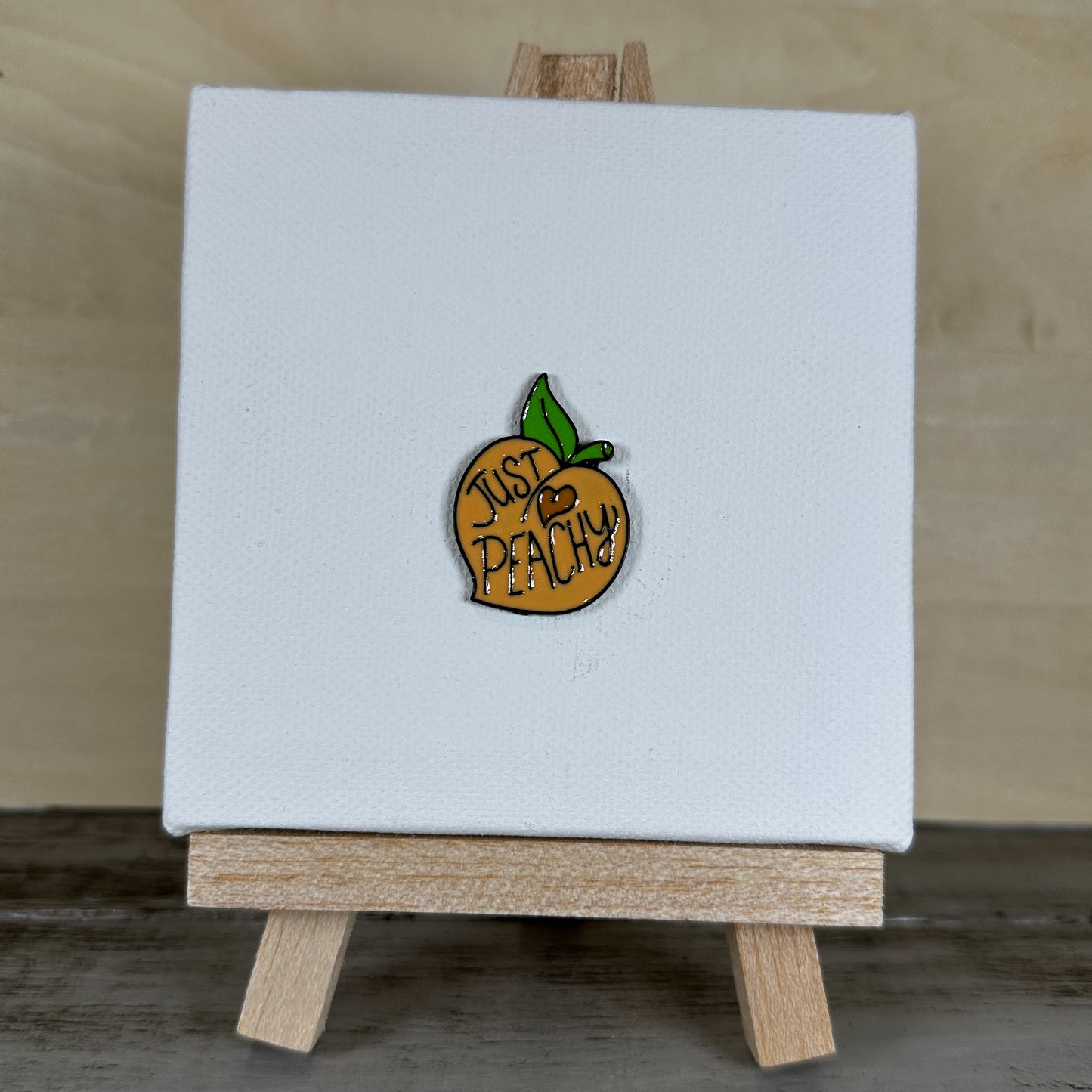 Just Peachy Enamel Pin