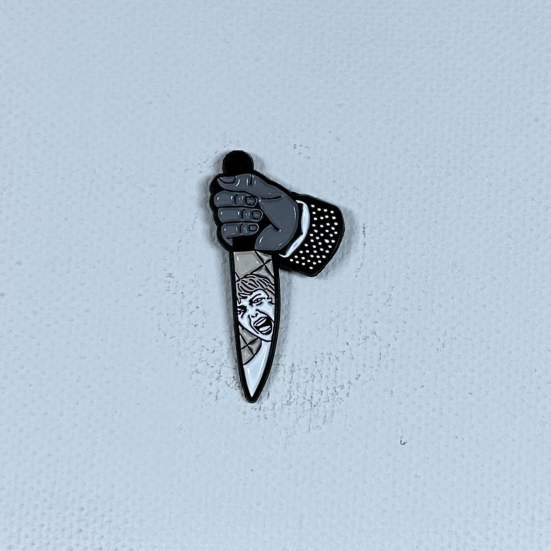 Psycho Retro Enamel Pin