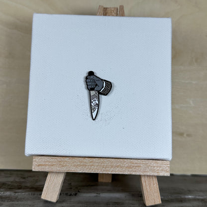 Psycho Retro Enamel Pin