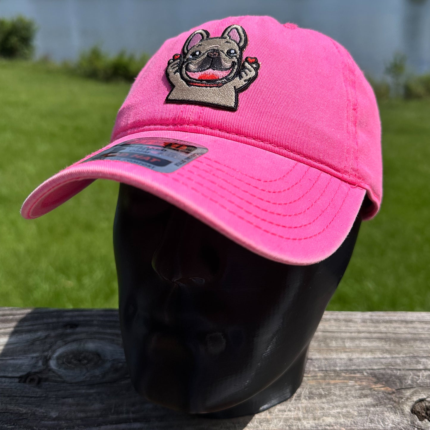 Frenchie Love | Neon Pink Otto Dad Hat