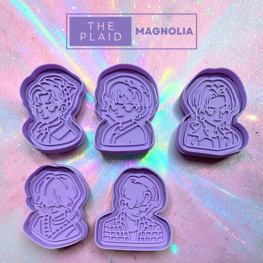 Saja Boys - Custom 3D Printed Cookie Cutter + Stamp Combo