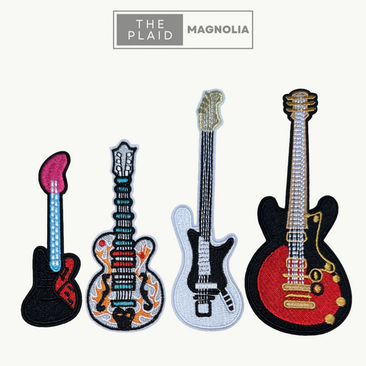 Guitars - Embroidered Patch