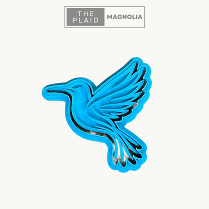 Hummingbird - Custom 3D Printed Cookie Cutter + Stamp Combo