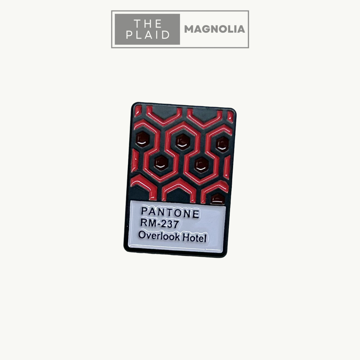 Overlook Hotel, Pantone Swatch Enamel Pin