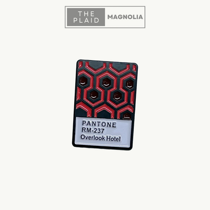 Overlook Hotel, Pantone Swatch Enamel Pin