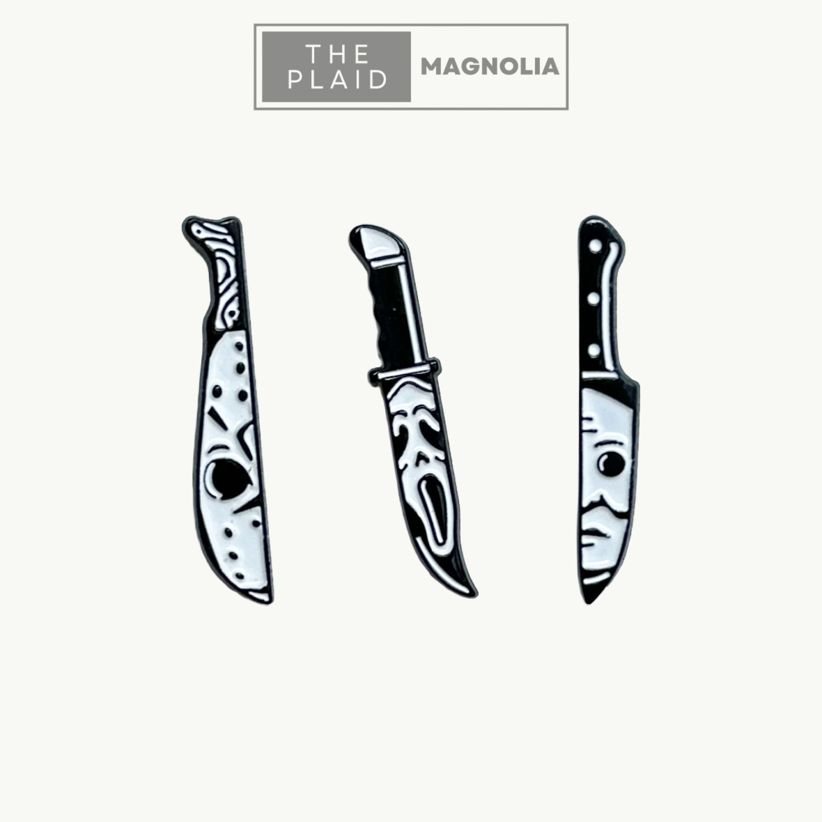Horror Knives Enamel Pins