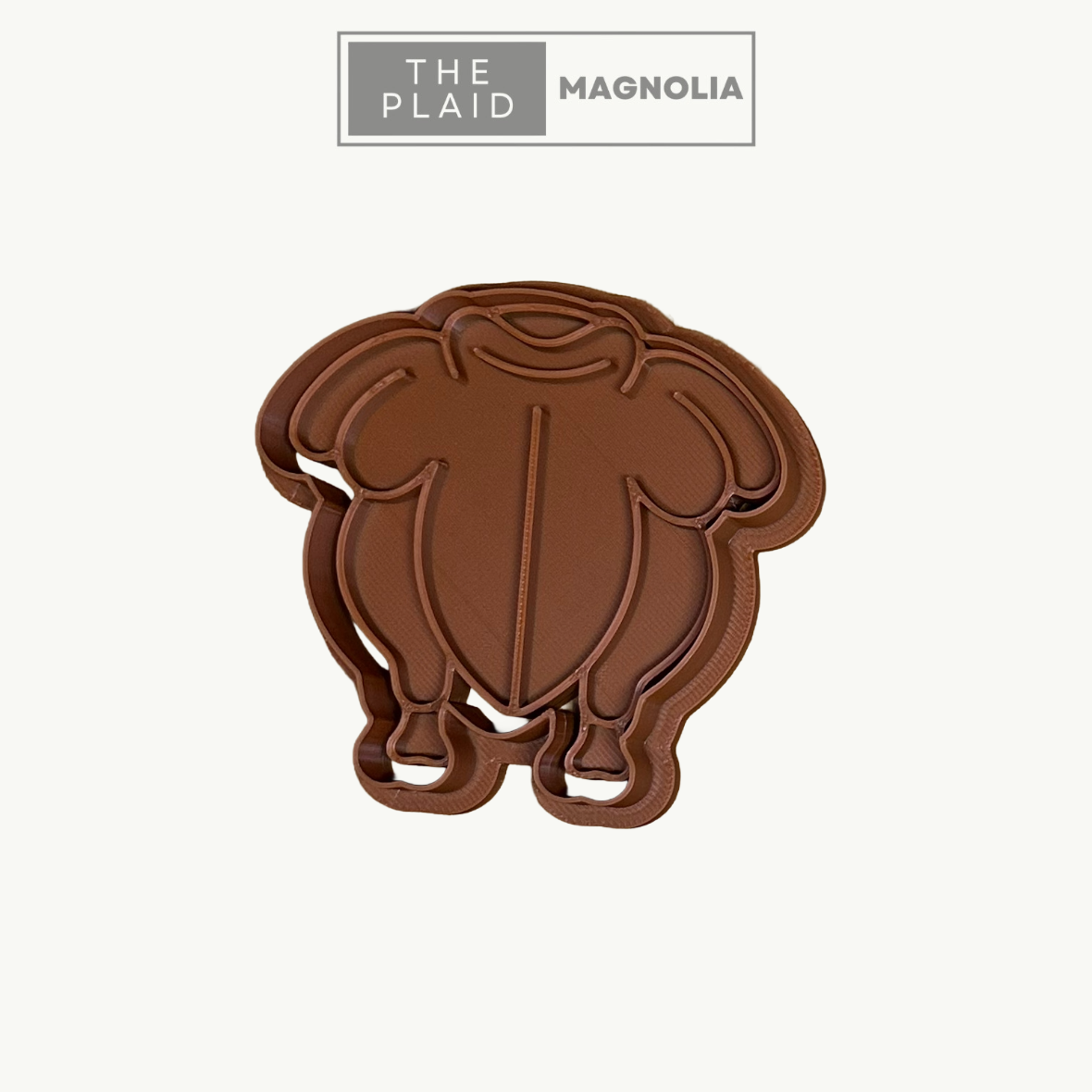 Turkey - Custom 3D Printed Cookie Cutter + Stamp Combo